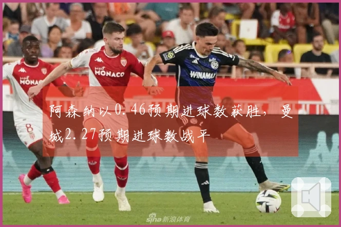 阿森纳以0.46预期进球数获胜，曼城2.27预期进球数战平